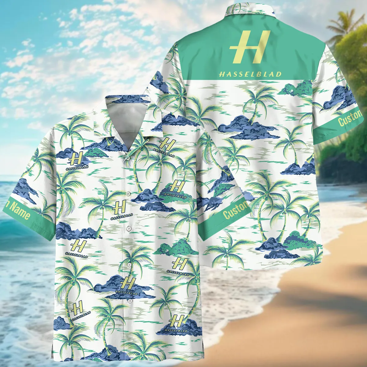 Hasselblad Palm Tree Summer Beach Photography Summer Pattern Oversized Hawaiian Shirt All Over Prints Gift Loves BL1125A29HSBHW