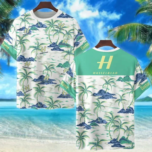 Hasselblad Palm Tree Summer Beach Photography Summer Pattern Premium T-Shirt All Over Prints Gift Loves BL1125A29HSBTS