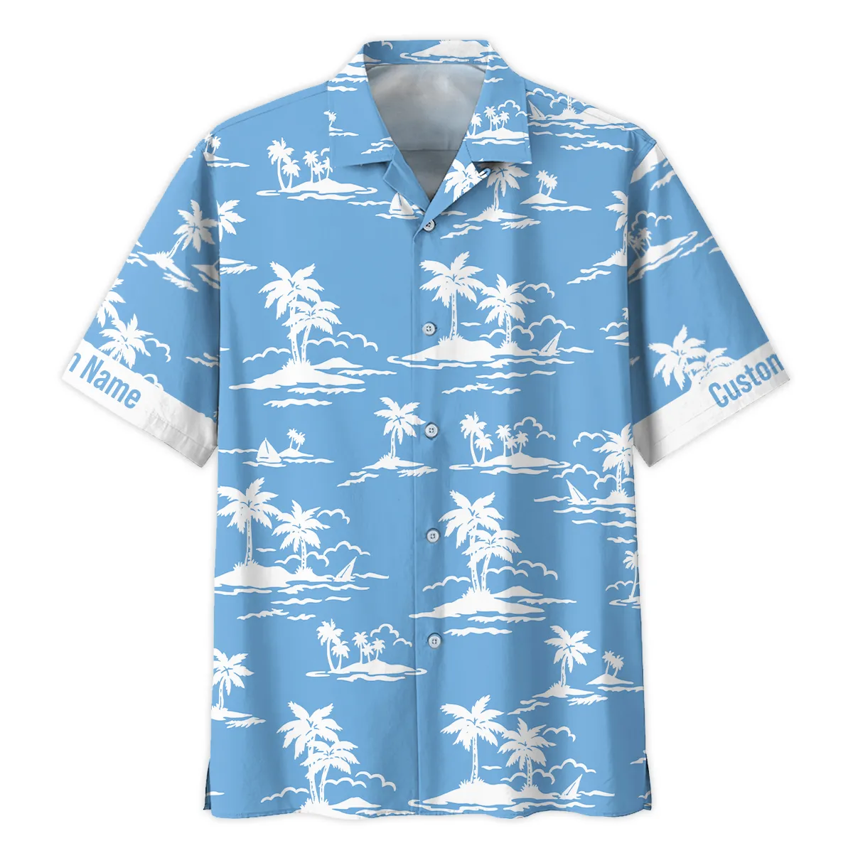 Hasselblad Palm Trees Island Photography Summer Pattern Oversized Hawaiian Shirt All Over Prints Gift Loves BL1125A5HSBHW