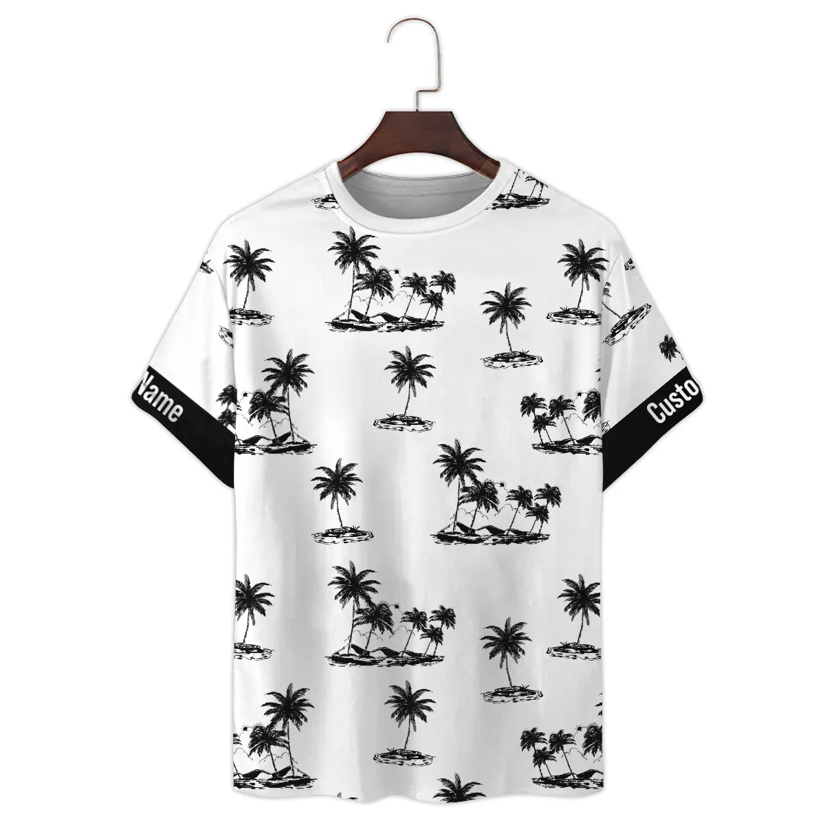 Hasselblad Palm Trees Mountain Sun Photography Summer Pattern Premium T-Shirt All Over Prints Gift Loves BL1125A6HSBTS