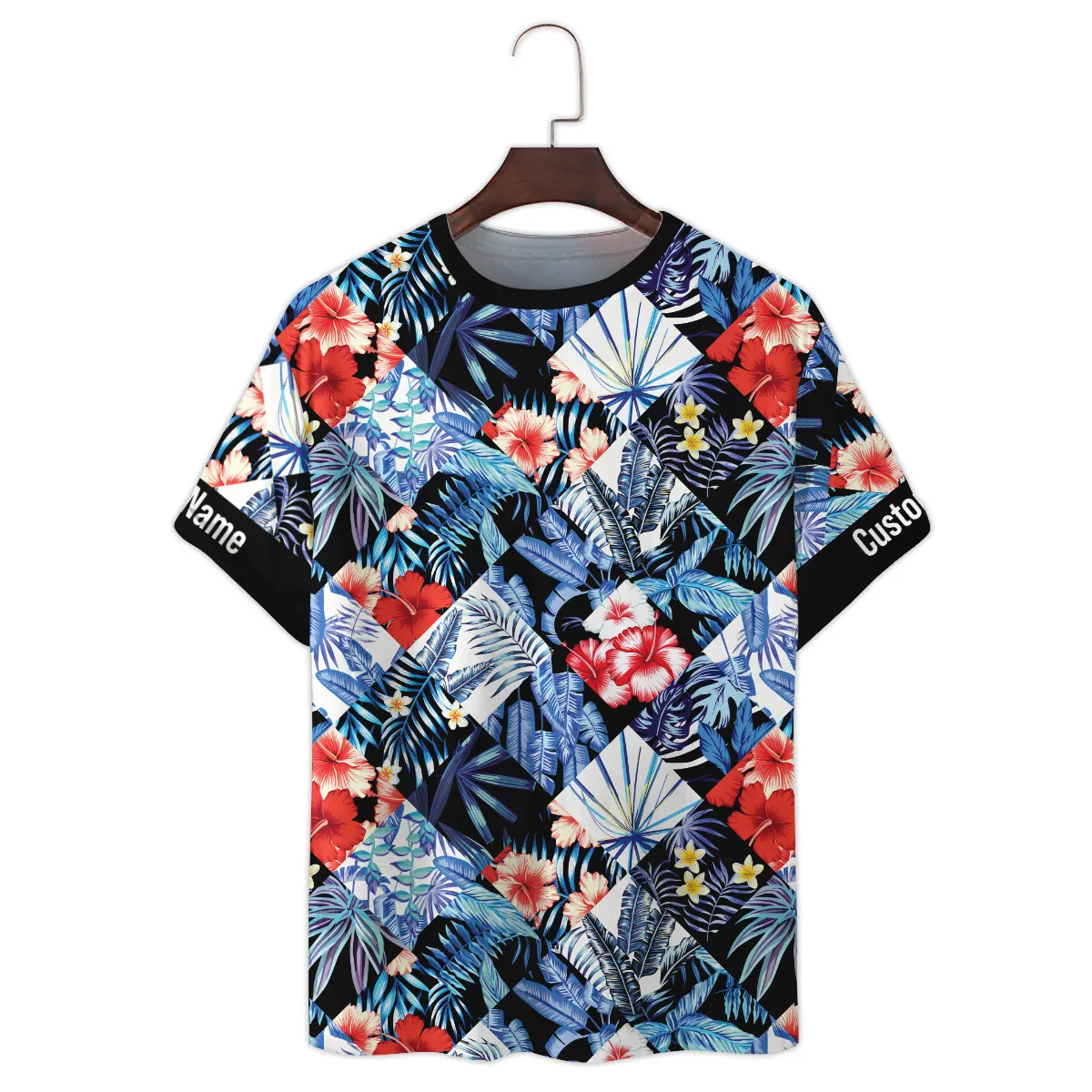 Hasselblad Pattern Patchwork Blue Style Photography Summer Pattern Premium T-Shirt All Over Prints Gift Loves BL1125A26HSBTS
