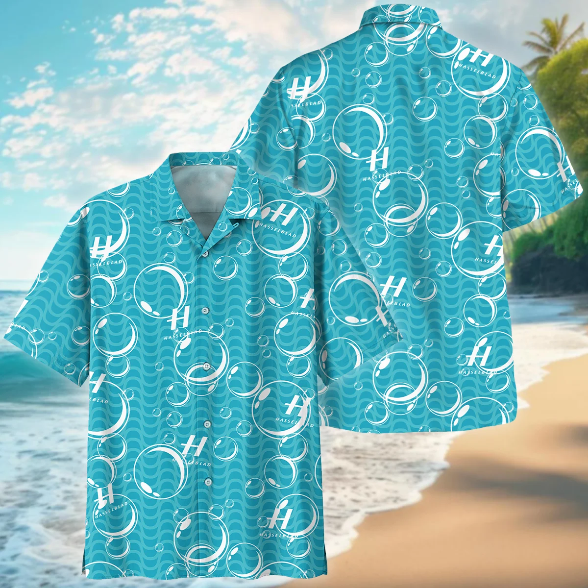 Hasselblad Soap Bubbles Pattern Photography Summer Pattern Oversized Hawaiian Shirt All Over Prints Gift Loves BL1125A41HSBHW