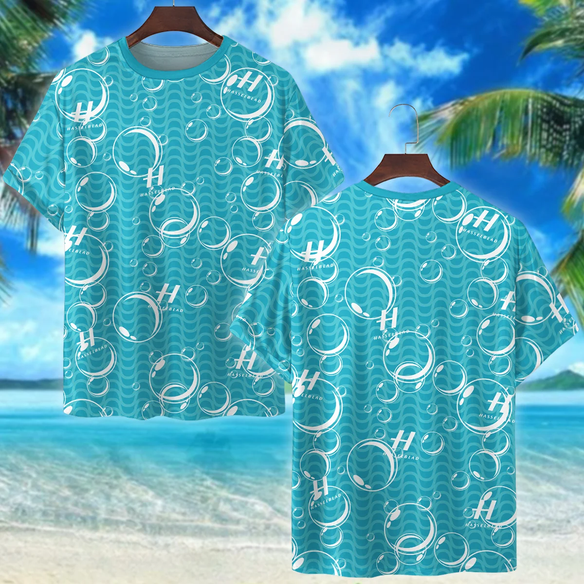 Hasselblad Soap Bubbles Pattern Photography Summer Pattern Premium T-Shirt All Over Prints Gift Loves BL1125A41HSBTS