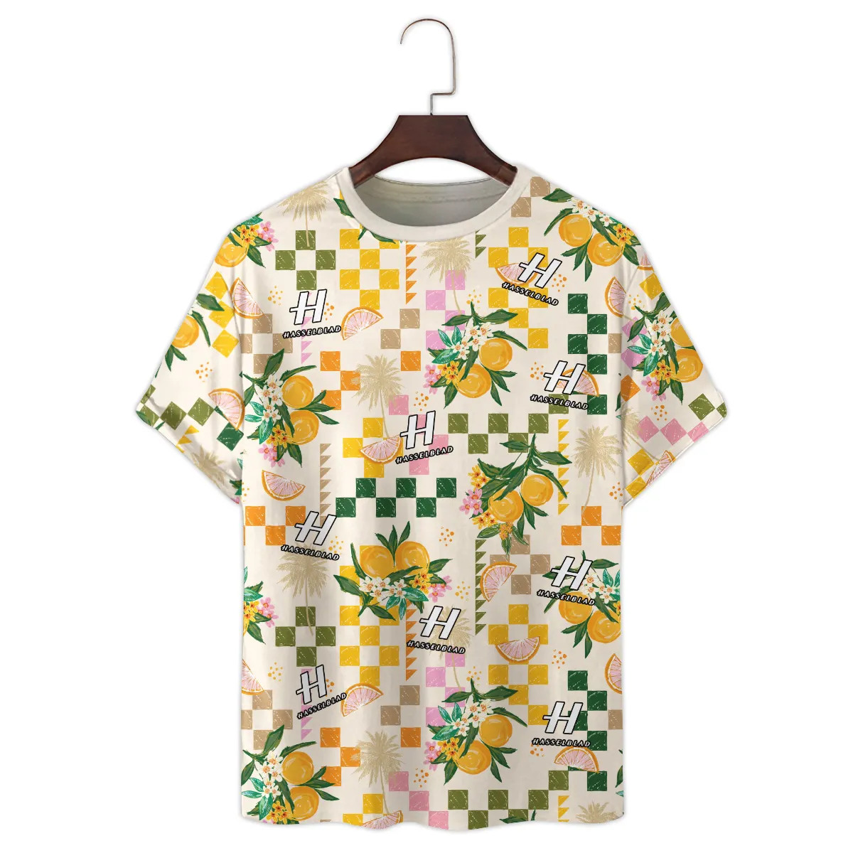 Hasselblad Summer Fruit Pattern Photography Summer Pattern Premium T-Shirt All Over Prints Gift Loves BL1125A8HSBTS