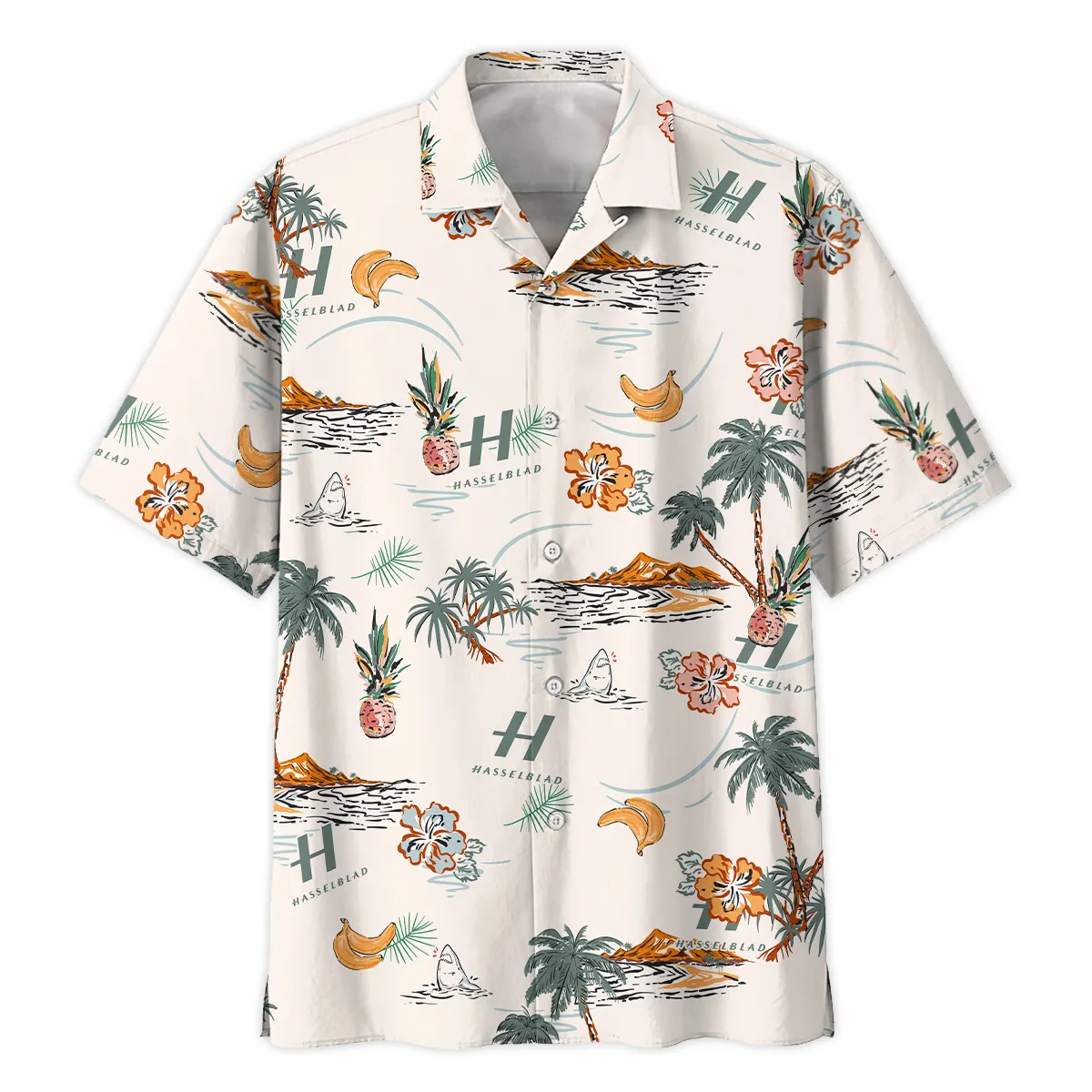 Hasselblad Summer Tropical Fruits Photography Summer Pattern Oversized Hawaiian Shirt All Over Prints Gift Loves BL1125A51HSBHW
