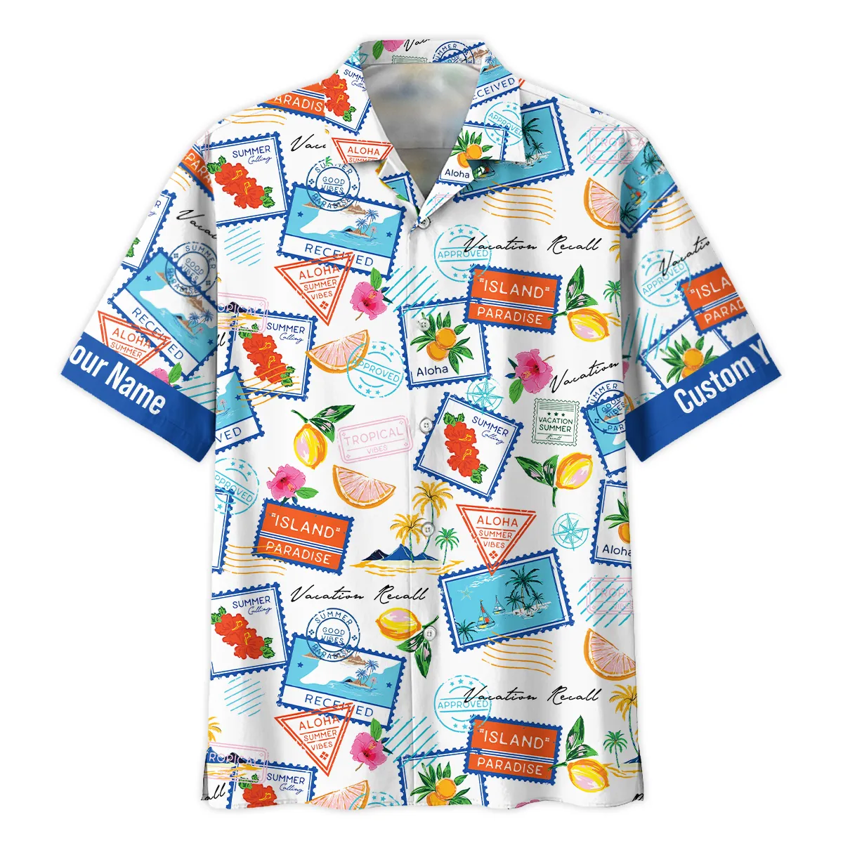 Hasselblad Summer Vacation Stamp Photography Summer Pattern Oversized Hawaiian Shirt All Over Prints Gift Loves BL1125A49HSBHW