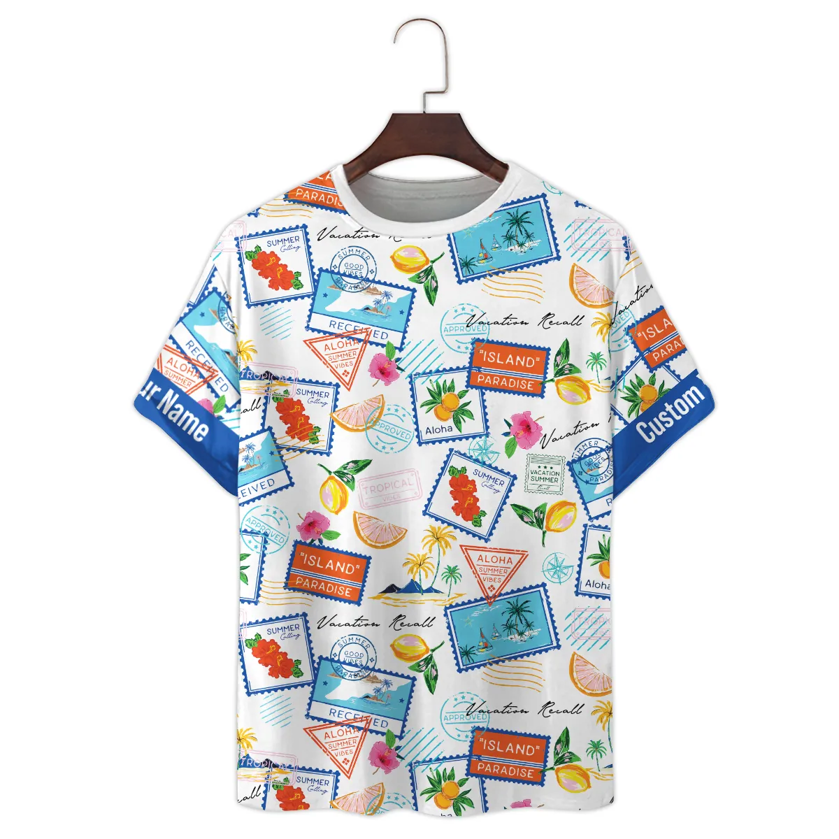 Hasselblad Summer Vacation Stamp Photography Summer Pattern Premium T-Shirt All Over Prints Gift Loves BL1125A49HSBTS