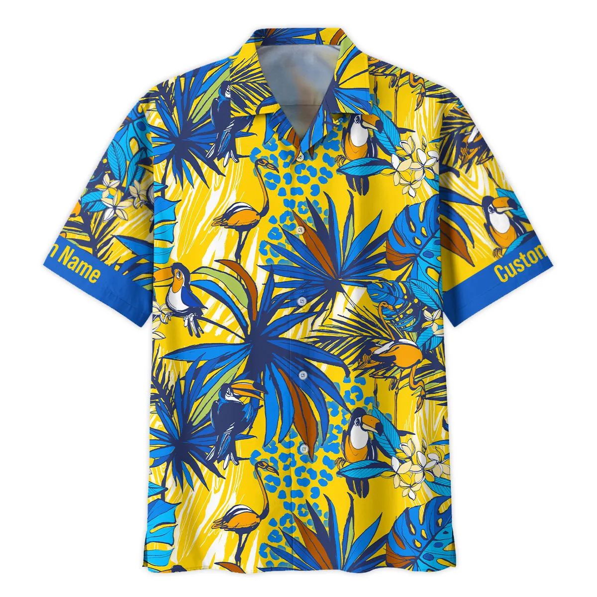 Hasselblad Toucan Flamingo Monstera Palm Photography Summer Pattern Oversized Hawaiian Shirt All Over Prints Gift Loves BL1125A24HSBHW
