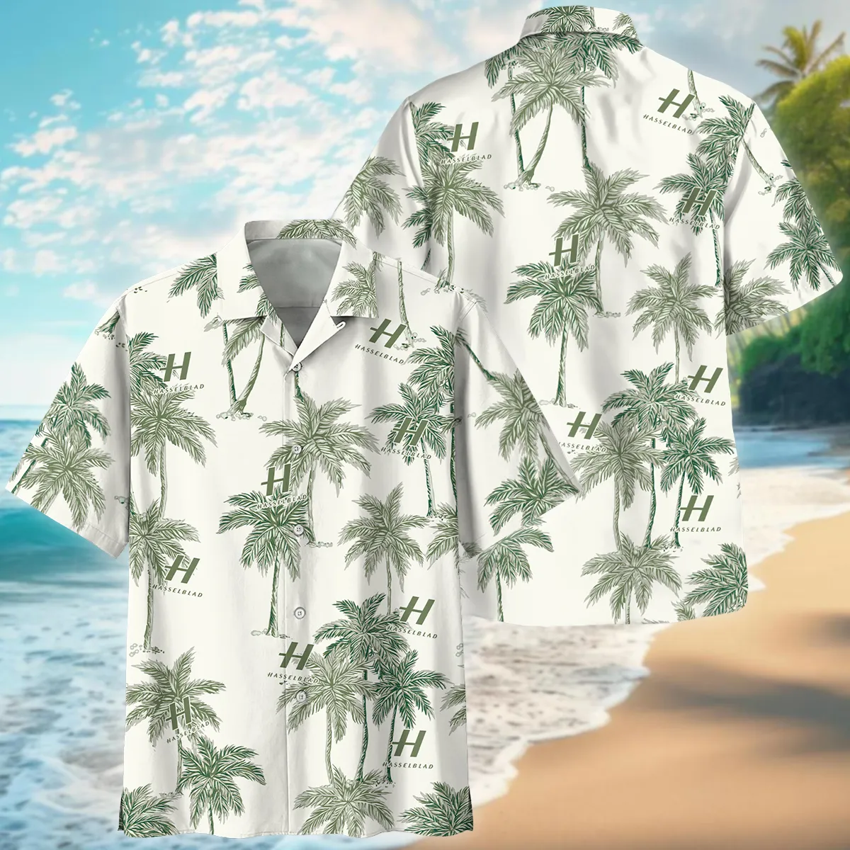 Hasselblad Tropical Coconut Photography Summer Pattern Oversized Hawaiian Shirt All Over Prints Gift Loves BL1125A20HSBHW