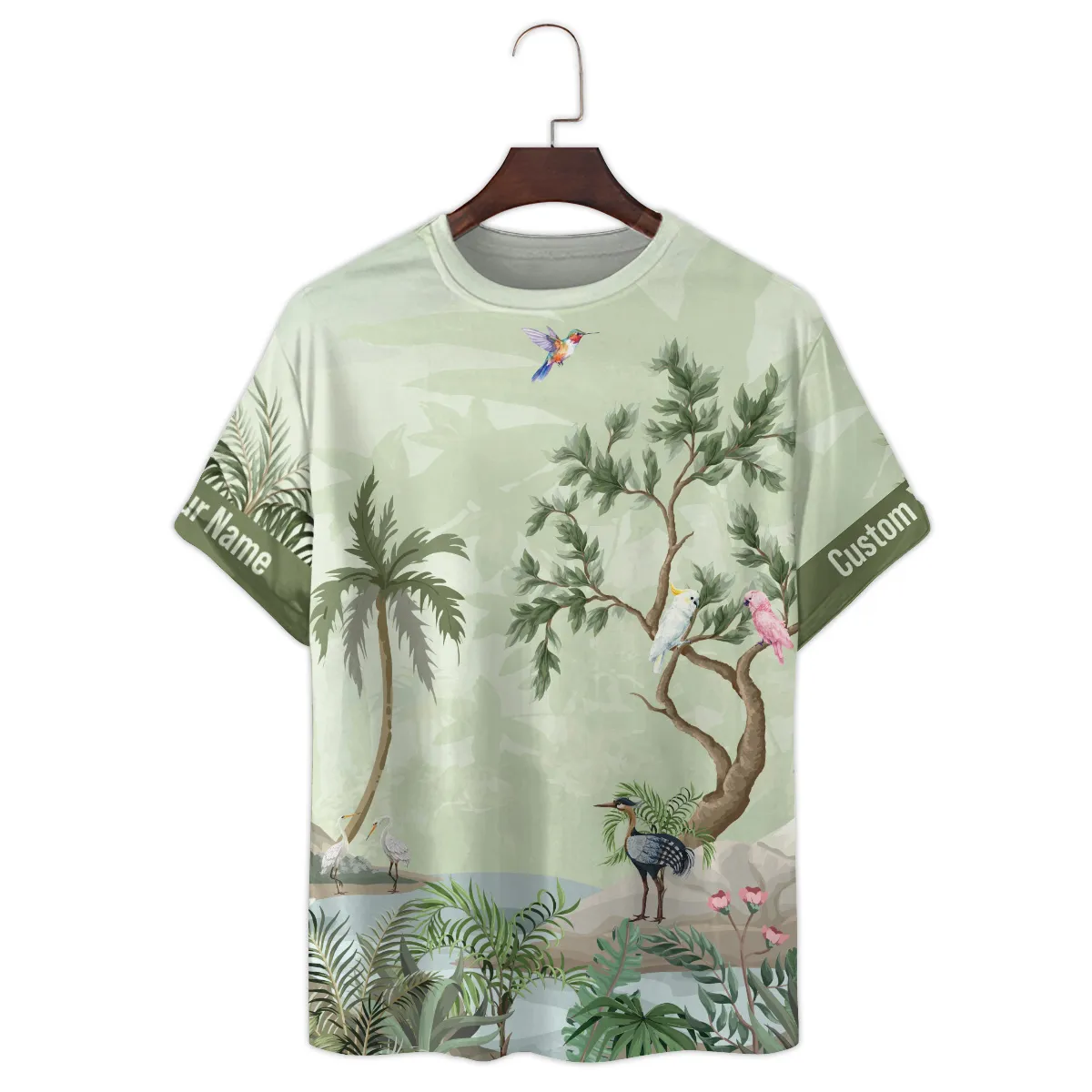 Hasselblad Tropical Garden Watercolor Photography Summer Pattern Premium T-Shirt All Over Prints Gift Loves BL1125A56HSBTS