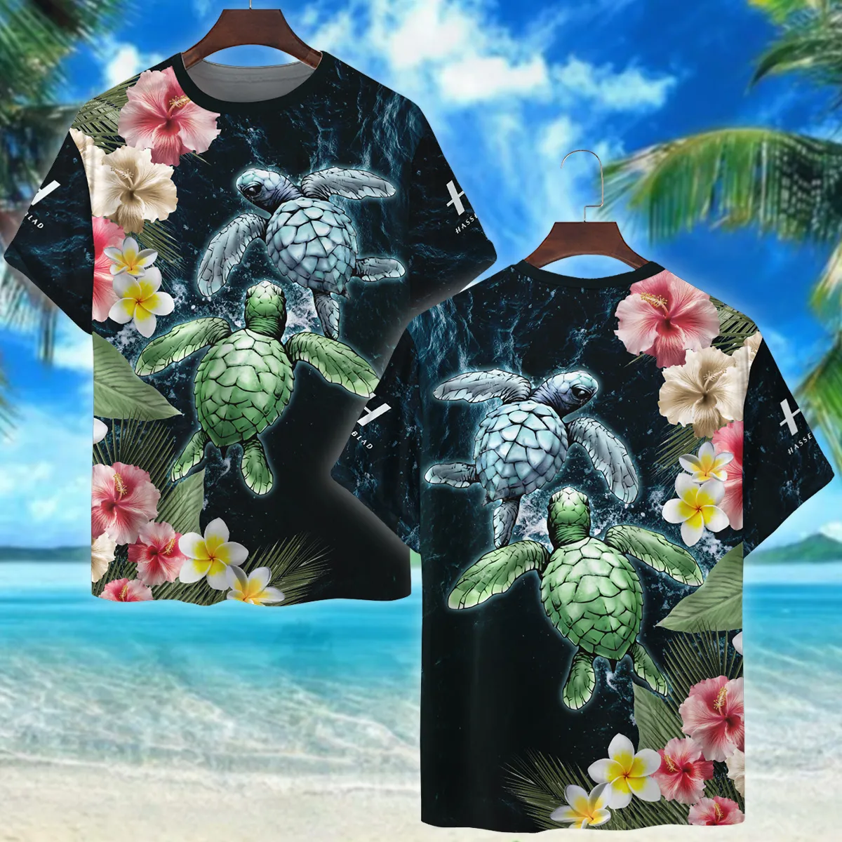 Nikon Hand Drawn Tropical Palm Photography Summer Pattern Premium T-Shirt All Over Prints Gift Loves BL1125A59NKTS