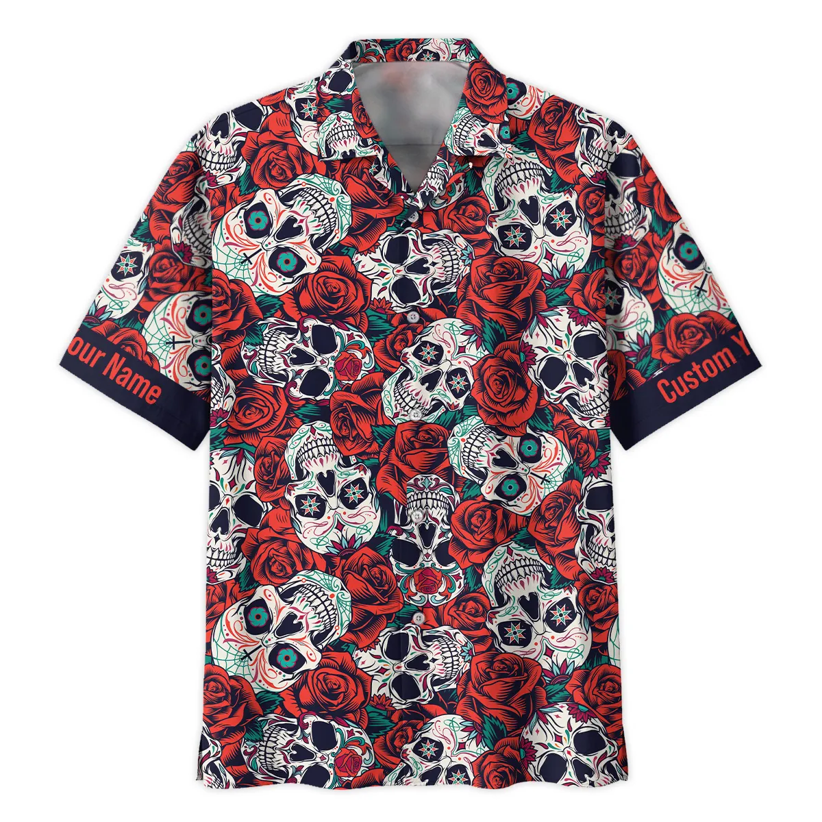 Hasselblad Vintage Skulls And Roses Photography Summer Pattern Oversized Hawaiian Shirt All Over Prints Gift Loves BL1125A47HSBHW