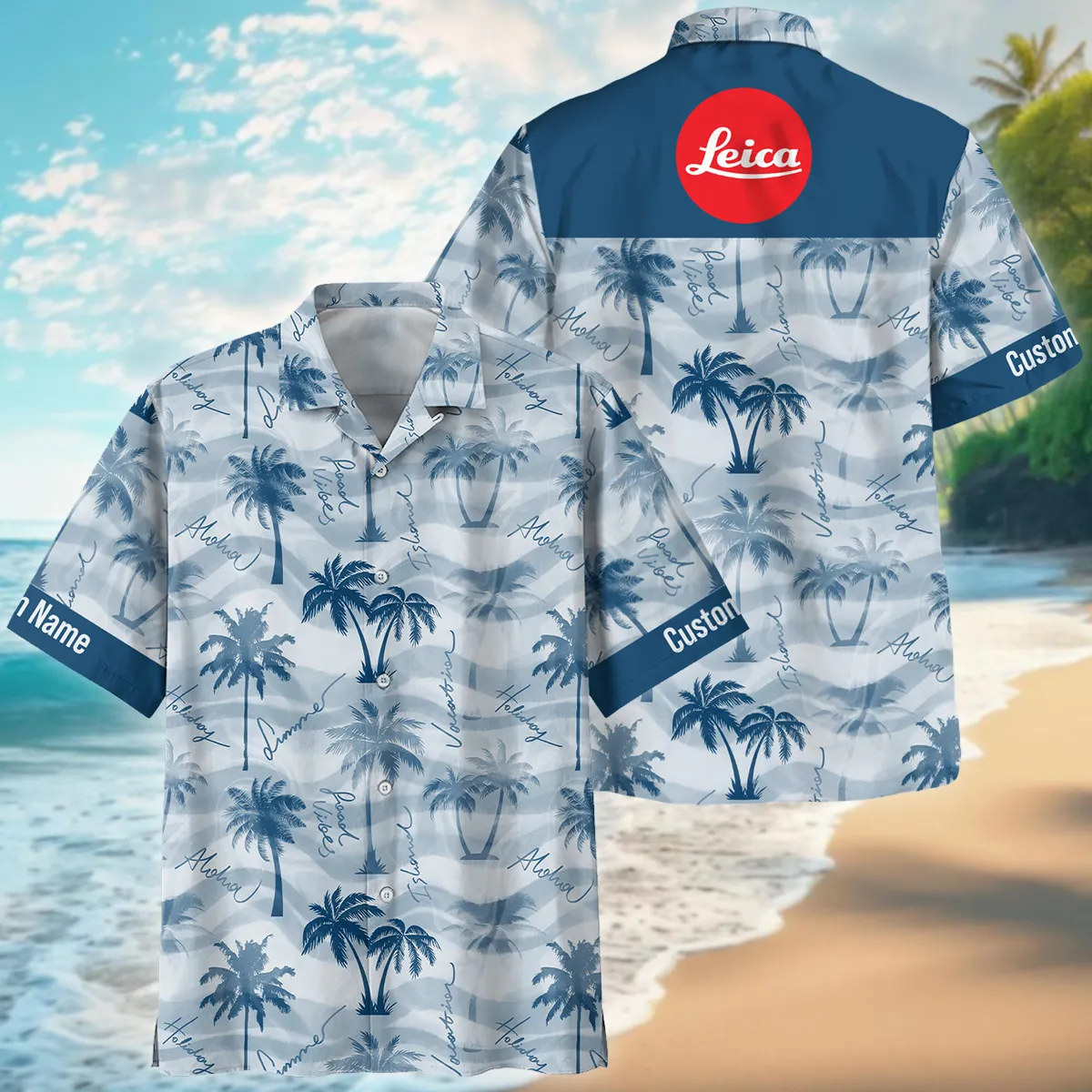 Leica Abstract Digital Watercolor Paint Photography Summer Pattern Oversized Hawaiian Shirt All Over Prints Gift Loves BL1125A27LCHW