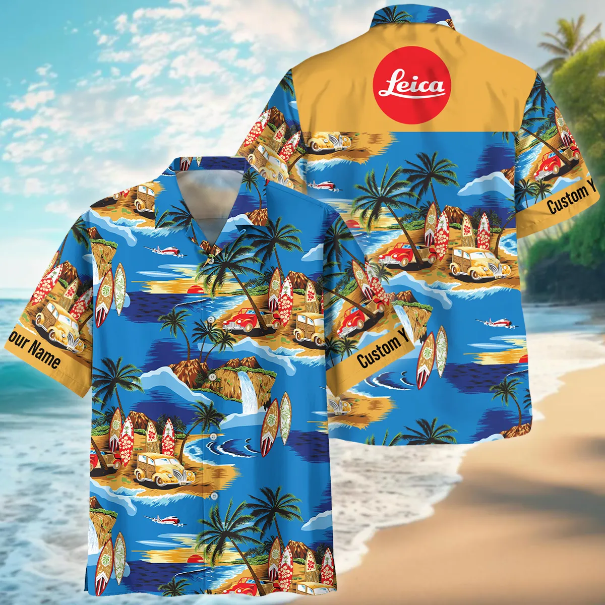 Leica Cars Surfboards Beach Shore Photography Summer Pattern Oversized Hawaiian Shirt All Over Prints Gift Loves BL1125A37LCHW