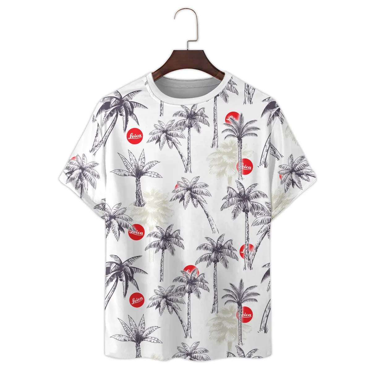 Leica Exotic Nature Palm Trees Photography Summer Pattern Premium T-Shirt All Over Prints Gift Loves BL1125A21LCTS