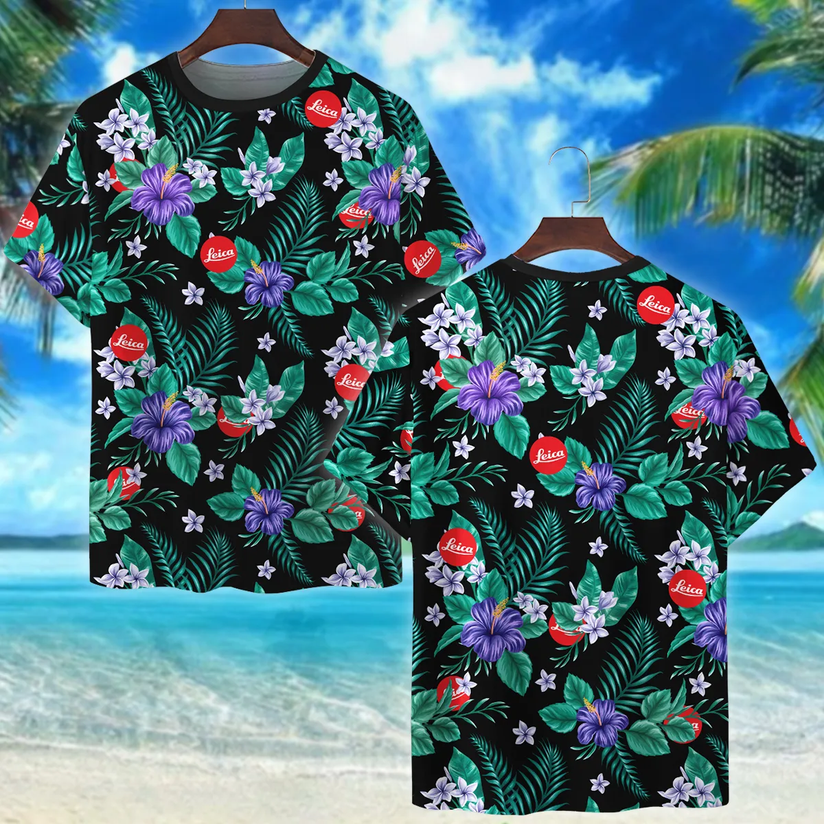 Leica Floral Summer Pattern Photography Summer Pattern Premium T-Shirt All Over Prints Gift Loves BL1125A19LCTS