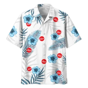 Leica Hibiscus Palm Leaves Photography Summer Pattern Oversized Hawaiian Shirt All Over Prints Gift Loves BL1125A4LCHW