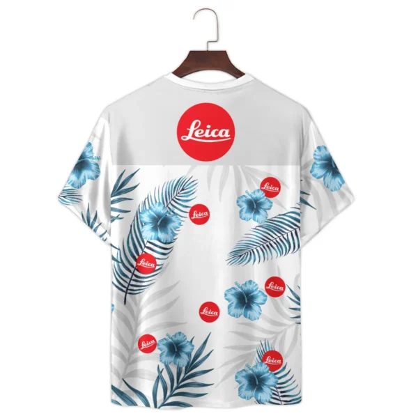 Leica Hibiscus Palm Leaves Photography Summer Pattern Premium T-Shirt All Over Prints Gift Loves BL1125A4LCTS