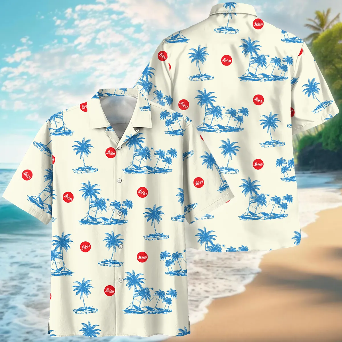 Leica Palm Trees Exotic Landscapes Photography Summer Pattern Oversized Hawaiian Shirt All Over Prints Gift Loves BL1125A13LCHW