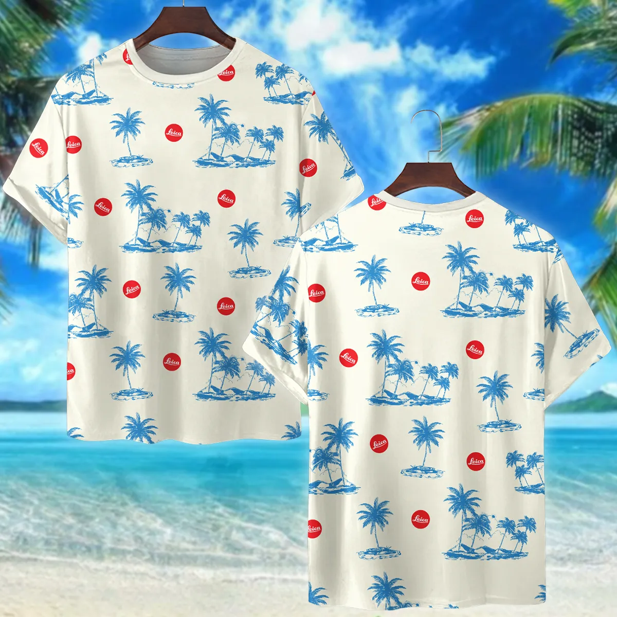 Leica Palm Trees Exotic Landscapes Photography Summer Pattern Premium T-Shirt All Over Prints Gift Loves BL1125A13LCTS