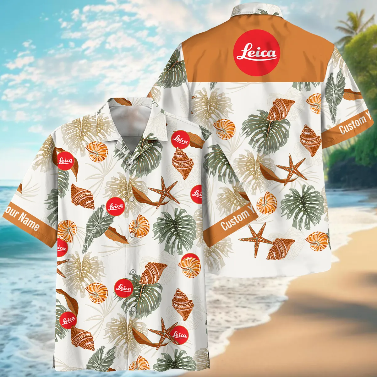 Leica Sea Star And Seashell Photography Summer Pattern Oversized Hawaiian Shirt All Over Prints Gift Loves BL1125A57LCHW