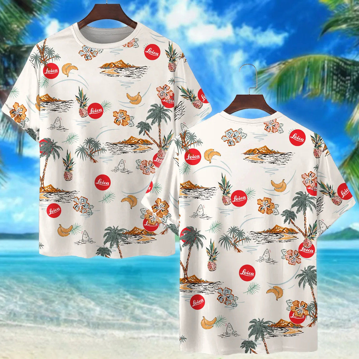 Leica Summer Tropical Fruits Photography Summer Pattern Premium T-Shirt All Over Prints Gift Loves BL1125A51LCTS