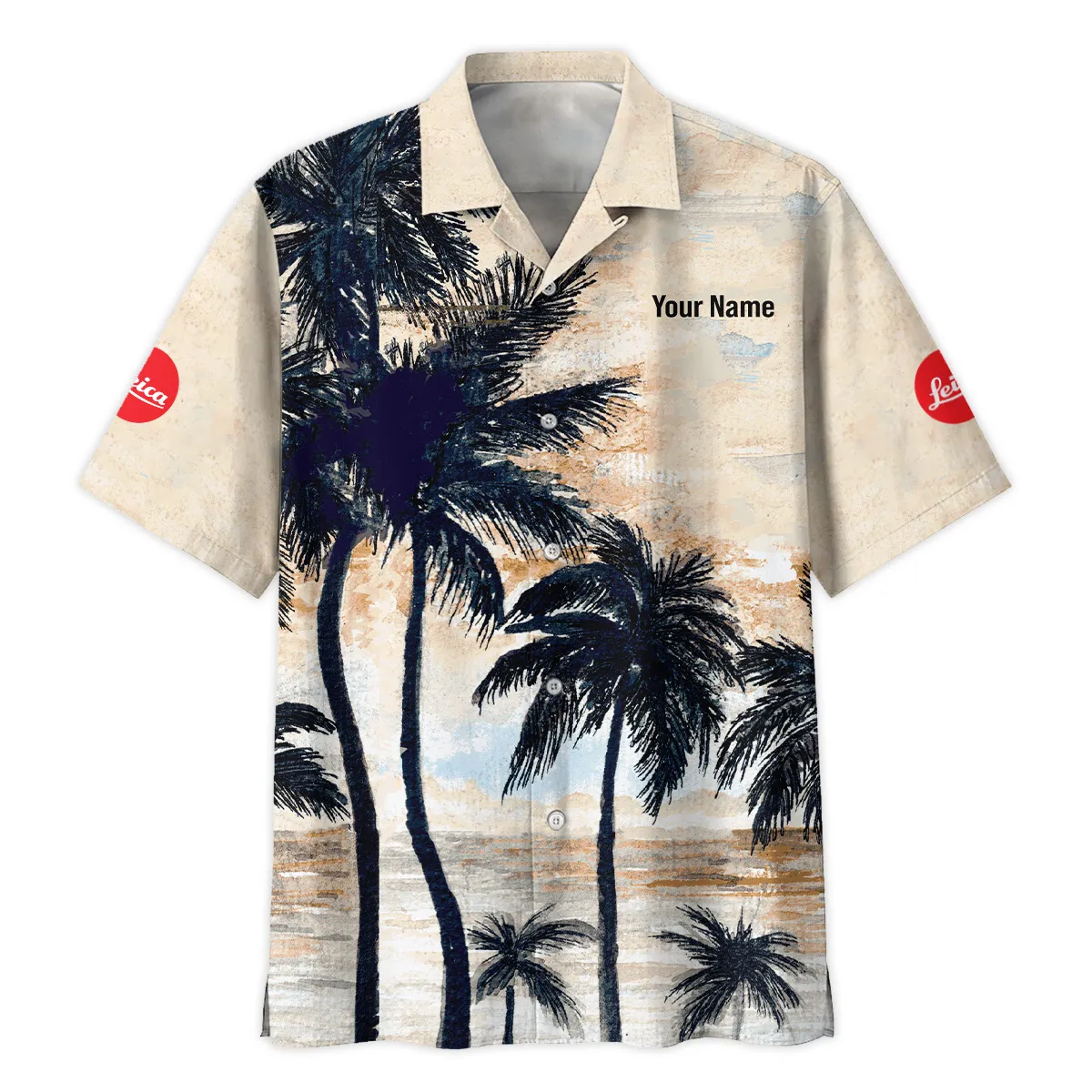 Leica Sunset And Ocean Sea Photography Summer Pattern Oversized Hawaiian Shirt All Over Prints Gift Loves BL1125A48LCHW
