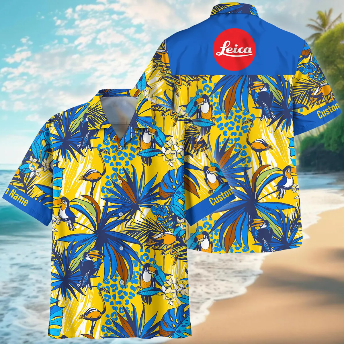 Leica Toucan Flamingo Monstera Palm Photography Summer Pattern Oversized Hawaiian Shirt All Over Prints Gift Loves BL1125A24LCHW