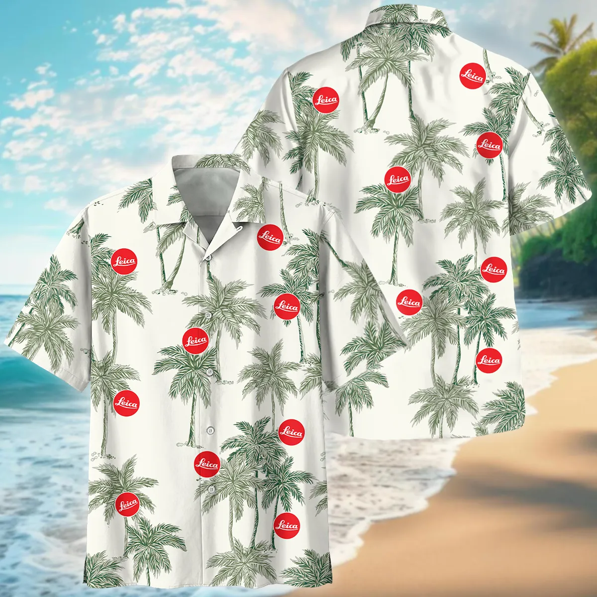 Leica Tropical Coconut Photography Summer Pattern Oversized Hawaiian Shirt All Over Prints Gift Loves BL1125A20LCHW