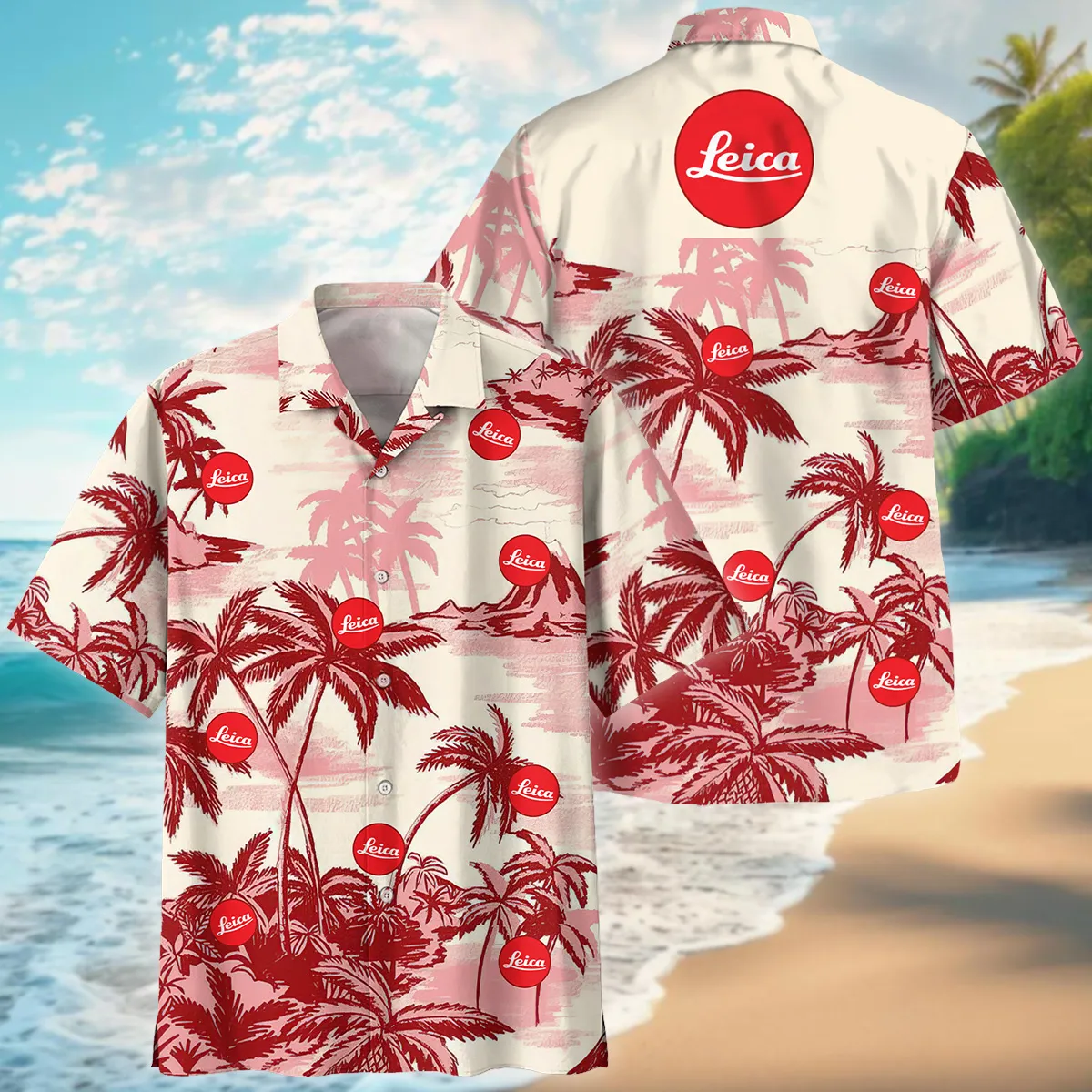 Leica Tropical Island Photography Summer Pattern Oversized Hawaiian Shirt All Over Prints Gift Loves BL1125A3LCHW