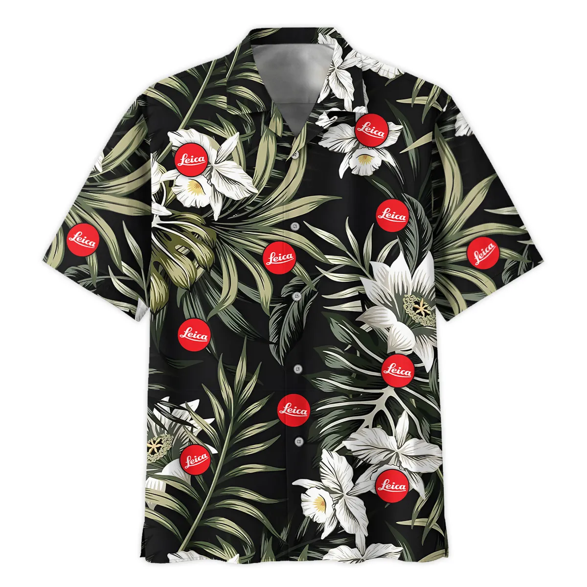 Leica Tropical Palm Leaf Pattern Photography Summer Pattern Oversized Hawaiian Shirt All Over Prints Gift Loves BL1125A30LCHW