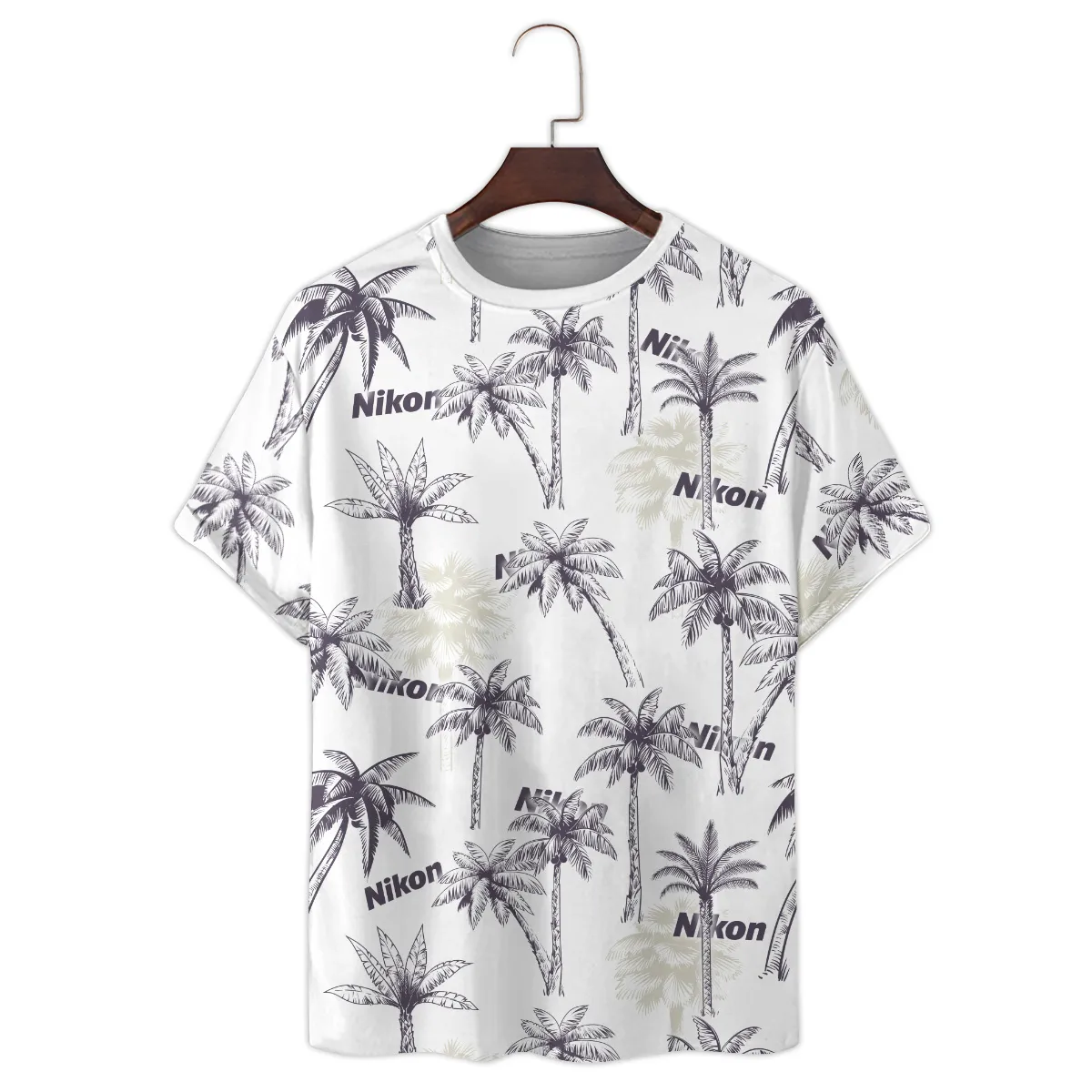 Nikon Exotic Nature Palm Trees Photography Summer Pattern Premium T-Shirt All Over Prints Gift Loves BL1125A21NKTS