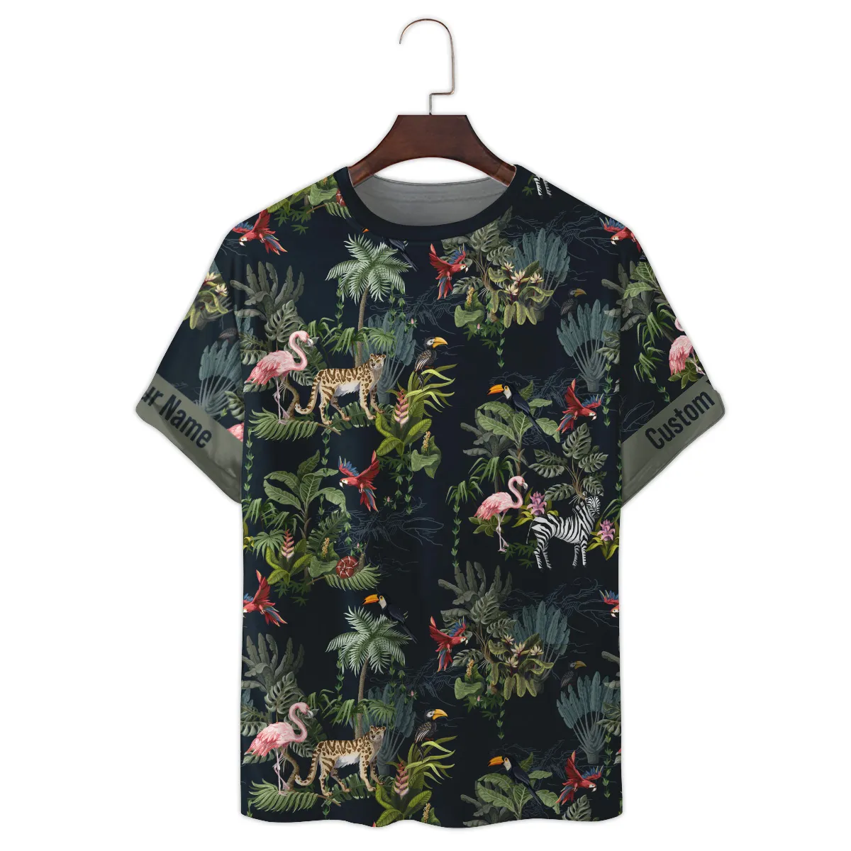 Nikon Jungle Animals Pattern Photography Summer Pattern Premium T-Shirt All Over Prints Gift Loves BL1125A62NKTS
