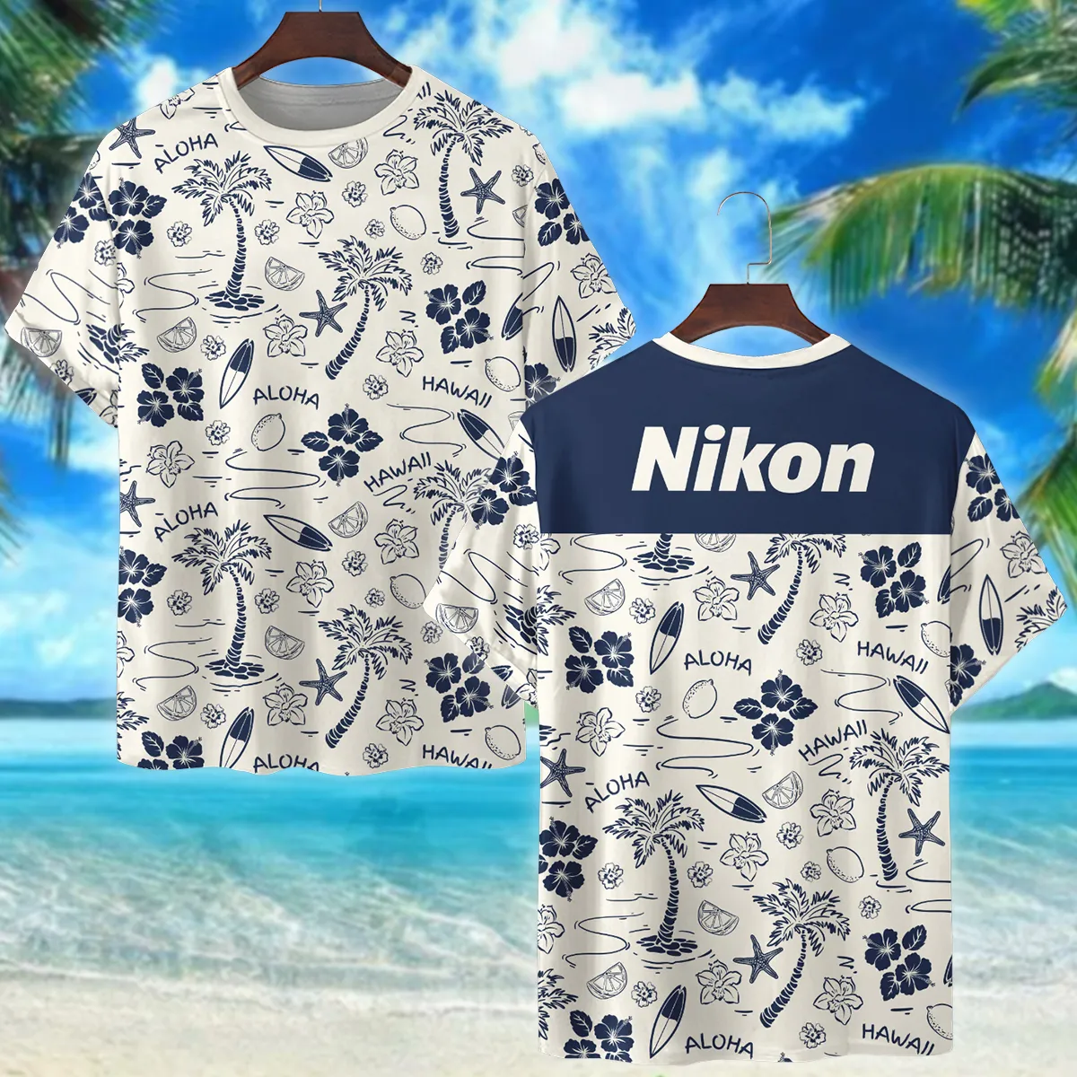 Sony Ocean And Sail Boat Photography Summer Pattern Premium T-Shirt All Over Prints Gift Loves BL1125A52SNTS