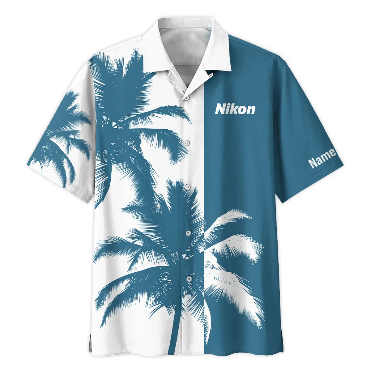 Nikon Palm Trees Photography Summer Pattern Oversized Hawaiian Shirt All Over Prints Gift Loves BL1125A14NKHW