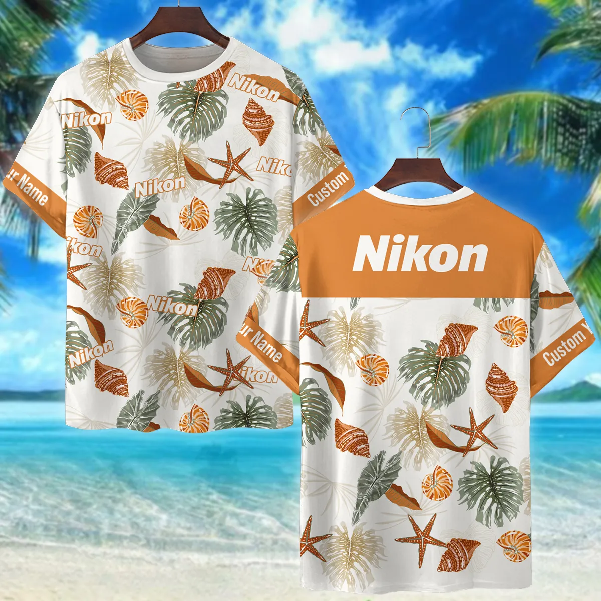 Sony Sea Star And Seashell Photography Summer Pattern Premium T-Shirt All Over Prints Gift Loves BL1125A57SNTS