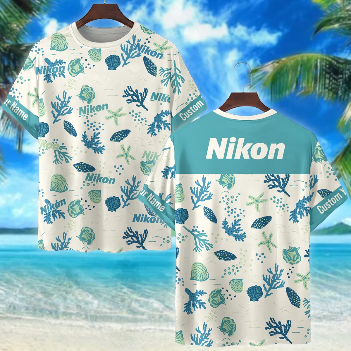Sony Shells Coral Bubbles Photography Summer Pattern Oversized Hawaiian Shirt All Over Prints Gift Loves BL1125A58SNHW