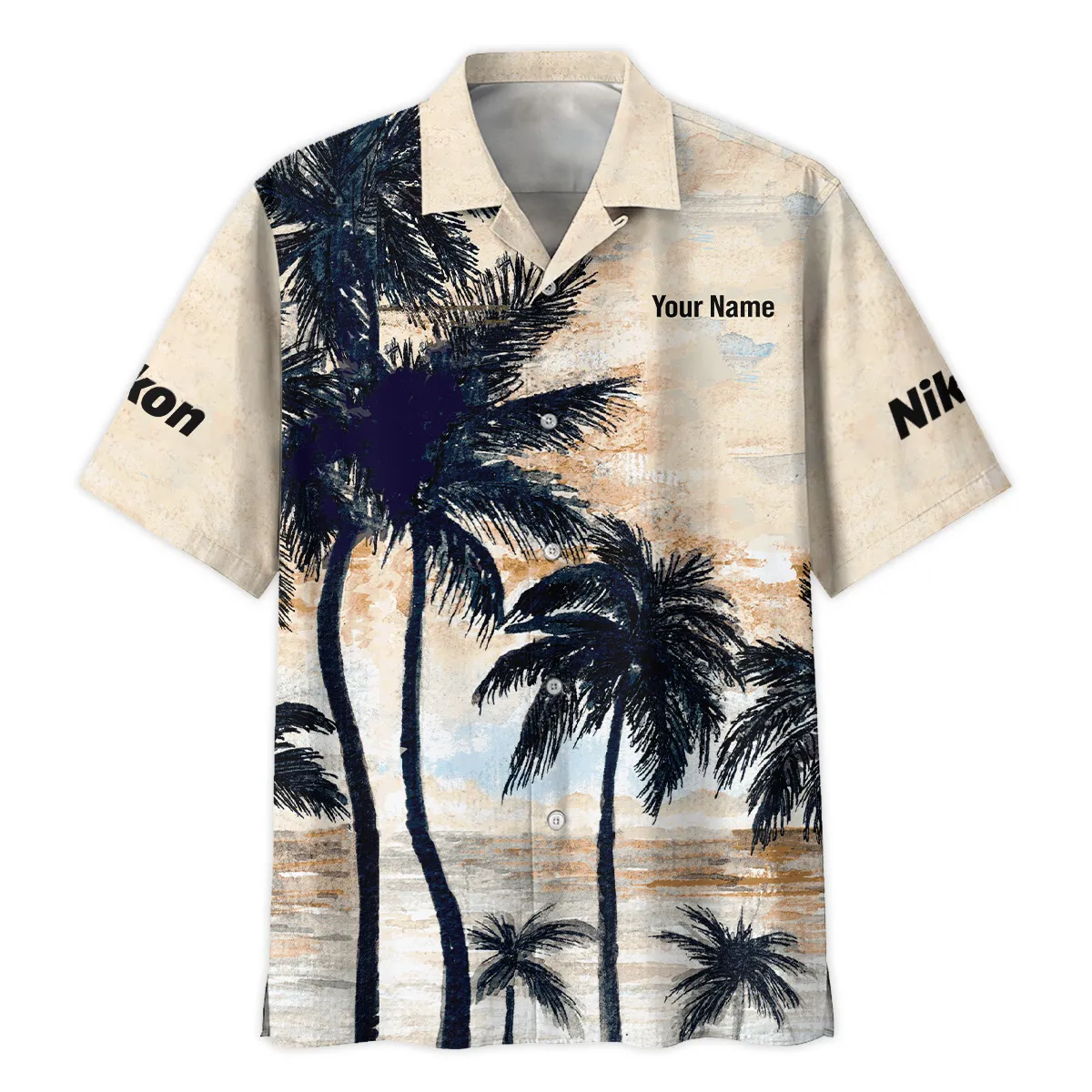 Nikon Sunset And Ocean Sea Photography Summer Pattern Oversized Hawaiian Shirt All Over Prints Gift Loves BL1125A48NKHW