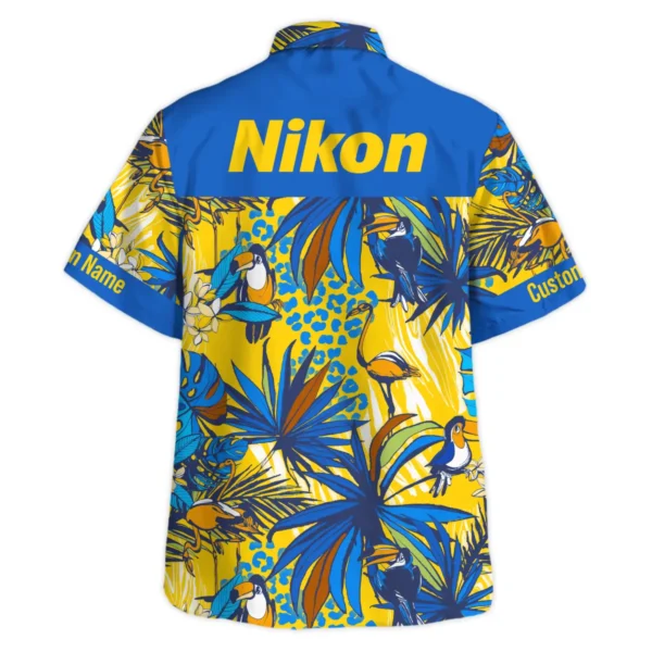 Nikon Toucan Flamingo Monstera Palm Photography Summer Pattern Oversized Hawaiian Shirt All Over Prints Gift Loves BL1125A24NKHW