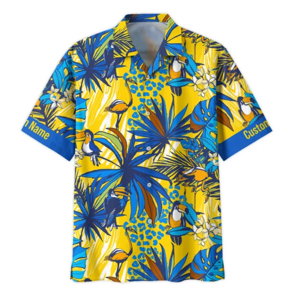 Nikon Toucan Flamingo Monstera Palm Photography Summer Pattern Oversized Hawaiian Shirt All Over Prints Gift Loves BL1125A24NKHW