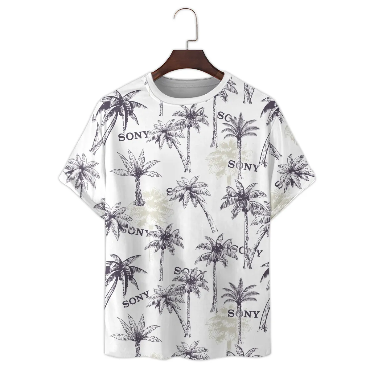 Sony Exotic Nature Palm Trees Photography Summer Pattern Premium T-Shirt All Over Prints Gift Loves BL1125A21SNTS