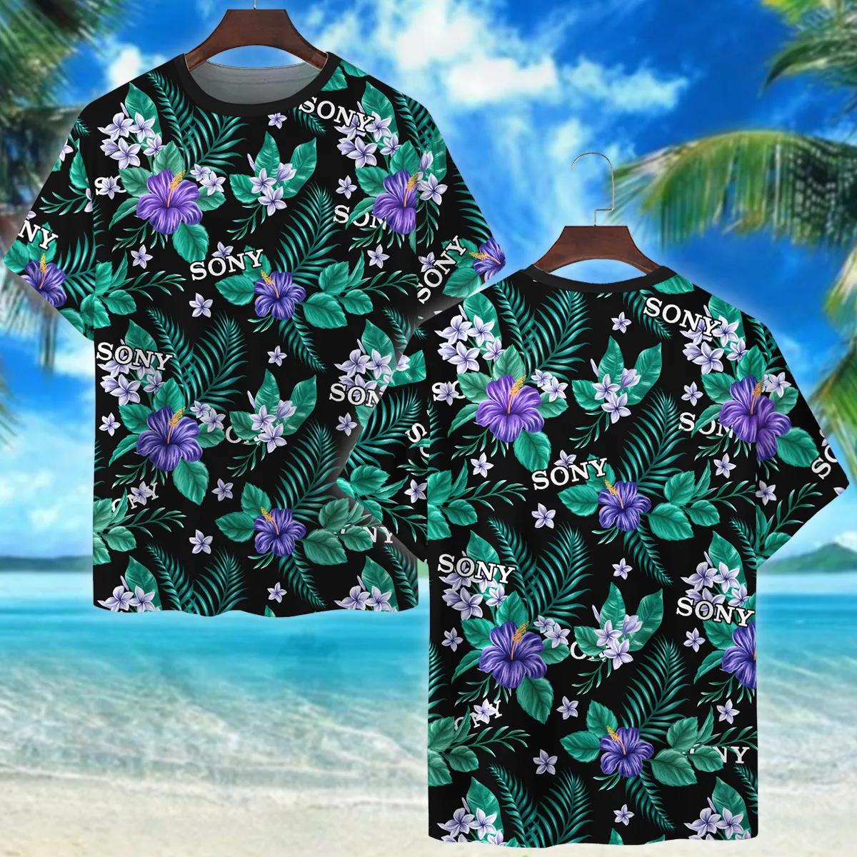 Sony Floral Summer Pattern Photography Summer Pattern Premium T-Shirt All Over Prints Gift Loves BL1125A19SNTS