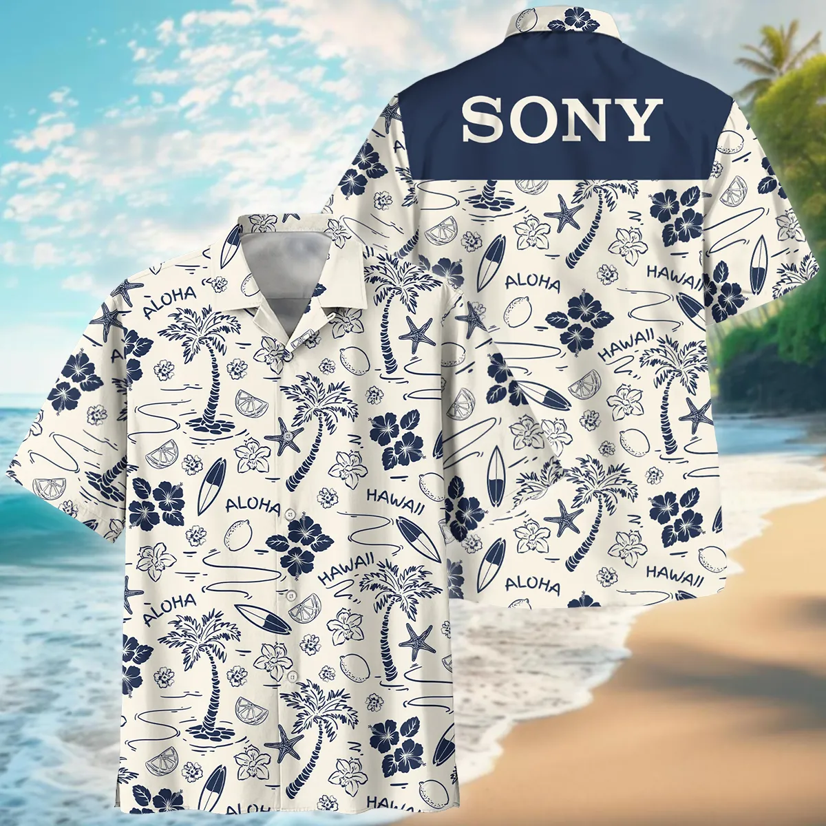 Sony Ocean And Sail Boat Photography Summer Pattern Oversized Hawaiian Shirt All Over Prints Gift Loves BL1125A52SNHW