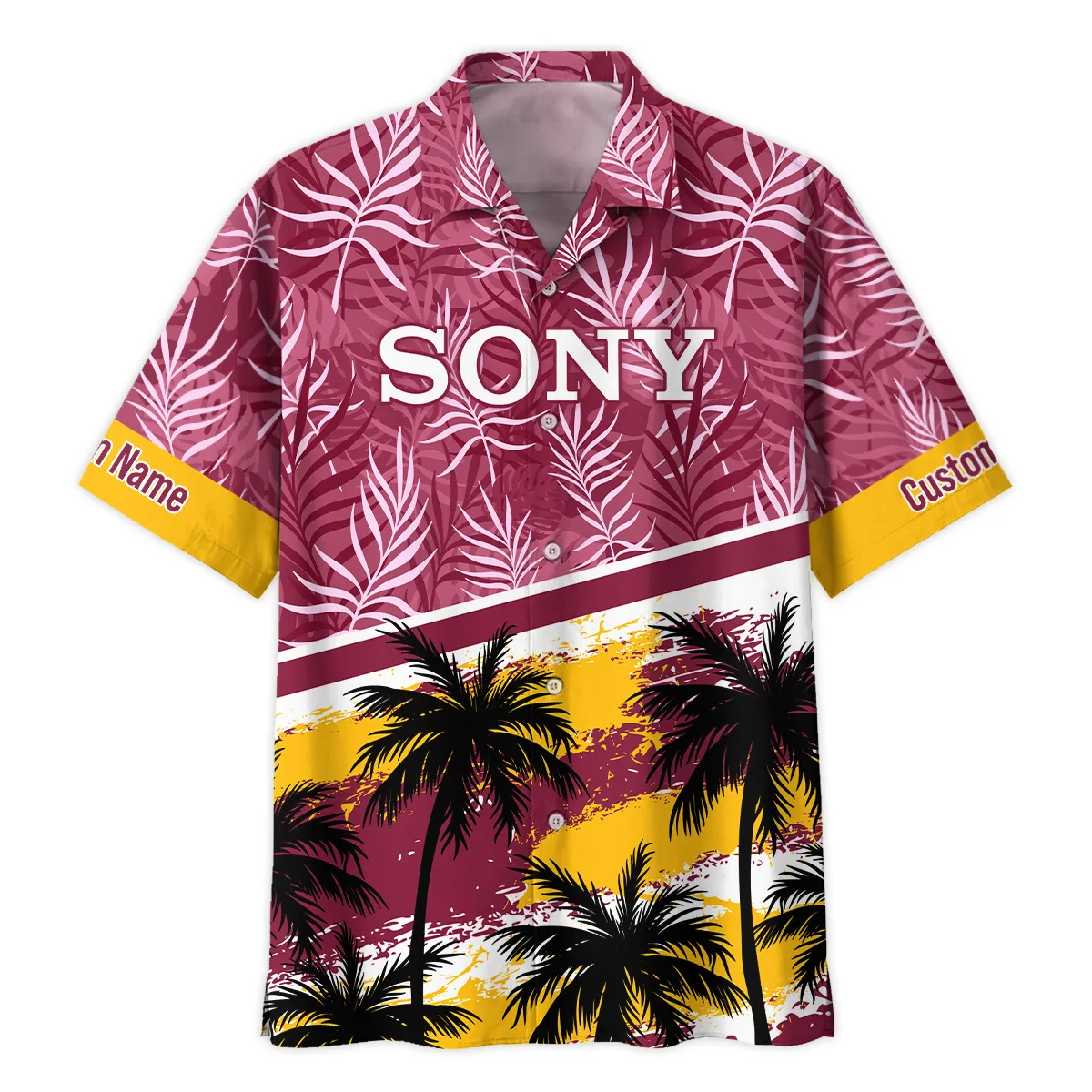 Sony Palm And Monstera Leaves Photography Summer Pattern Oversized Hawaiian Shirt All Over Prints Gift Loves BL1125A15SNHW