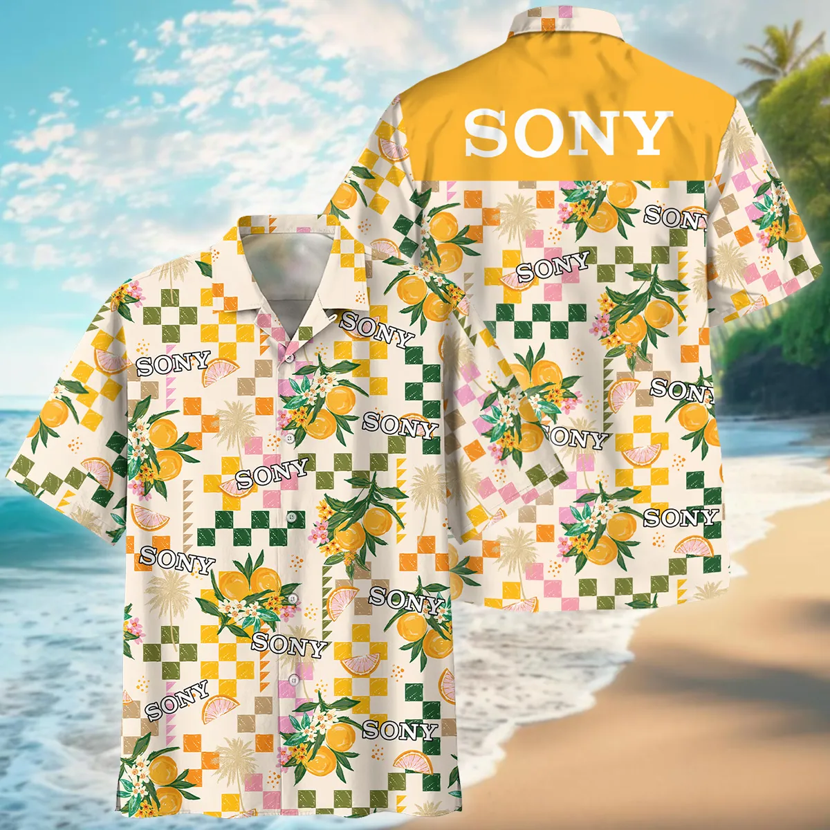 Sony Summer Fruit Pattern Photography Summer Pattern Oversized Hawaiian Shirt All Over Prints Gift Loves BL1125A8SNHW