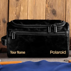 Polaroid Photography Videography - Leather Toiletry Bag BLPT20425A1PLR